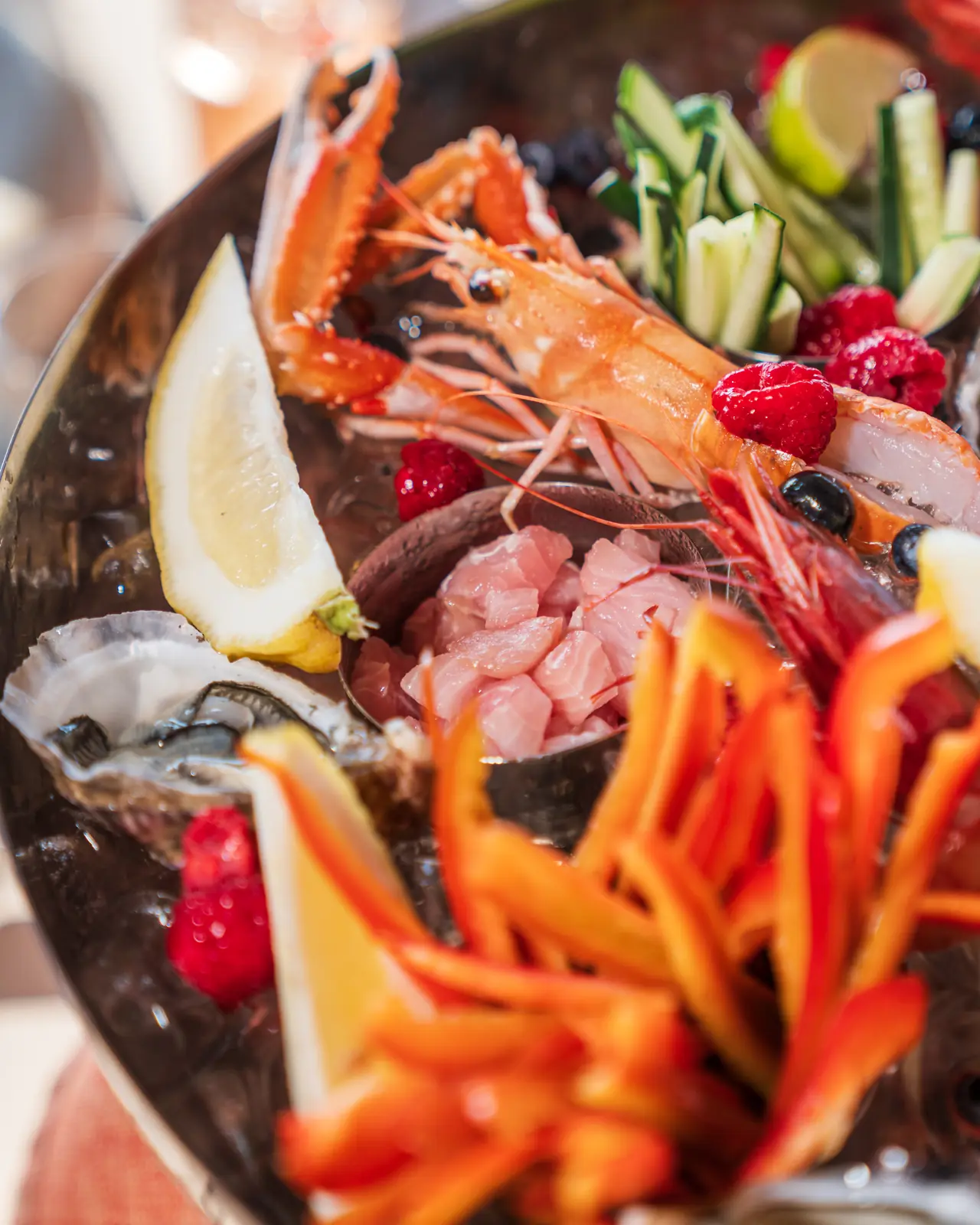 Il gran crudo in primo piano